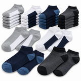 24x Cotton Ankle Socks Bulk Pack - Mixed Colours (Low Cut Anklet Sports Running Socks for Men/Women)