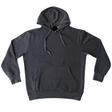 Adult Unisex Mens Plain Basic Pullover Hoodie Sweater Sweatshirt Warm Jumper - Black - S