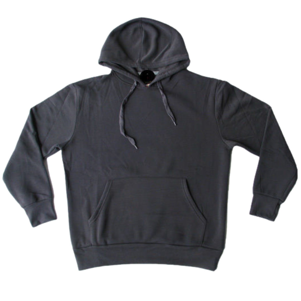 Adult Unisex Plain Hoodie - Black (Warm Jumper/Pullover)