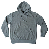 Adult Unisex Plain Hoodie - Grey (Warm Jumper/Pullover)