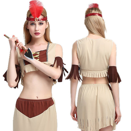 1920s White Wide Flapper Headband w/ Feather & Sequins - Gatsby/Charleston Costume