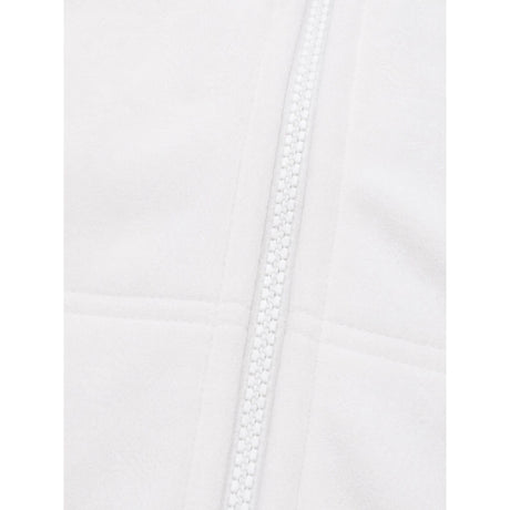 Mens White Polar Fleece Vest - Thick Casual Warm Winter Fleecy Jacket