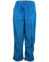 Womens TRACK PANTS Coral Fleece Fur Ultra Comfy Pyjamas Pajama Sleepwear Bottoms - Charcoal
