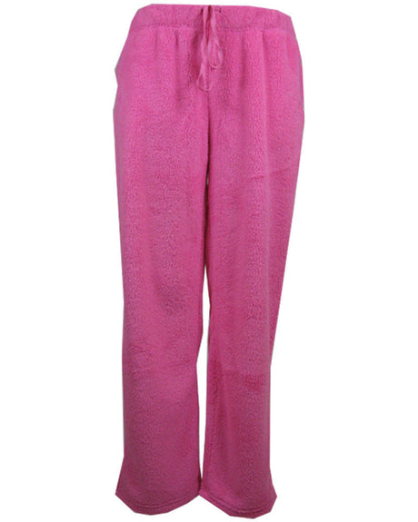 Womens TRACK PANTS Coral Fleece Fur Ultra Comfy Pyjamas Pajama Sleepwear Bottoms