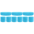 3x Sky Blue Wristband & Headband Set Pack - Terry Towelling Cotton Tennis Sweatbands