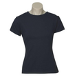 Womens Plain Ladies T SHIRT 100% COTTON Basic Tee Casual Top Size 6-24 T-Shirt - Navy Blue - 24