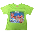100% Cotton Kids Christmas T-Shirt - Xmas Santa Party Costume Tee - Green