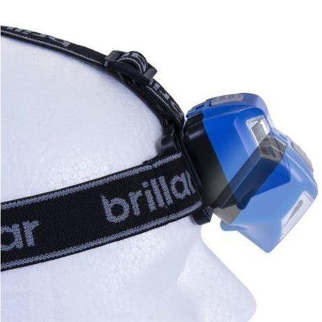 5 Mode Headlamp COB LED Technology Wide Beam Light Adjustable Headband 90 degree Running