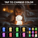 Brillar Astronaut Kids Night Light (Cute Squishy Colour Changing)