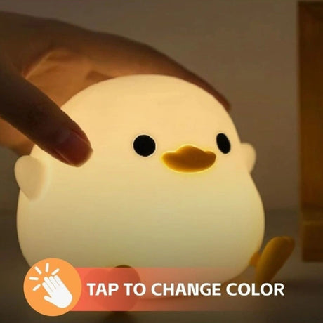 Brillar Cute Duck Kids Night Light (Cute Squishy Colour Changing)