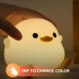 Brillar Cute Duck Kids Night Light (Cute Squishy Colour Changing)
