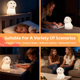 Brillar Squishy Dog Kids Night Light (Cute Squishy Colour Changing)