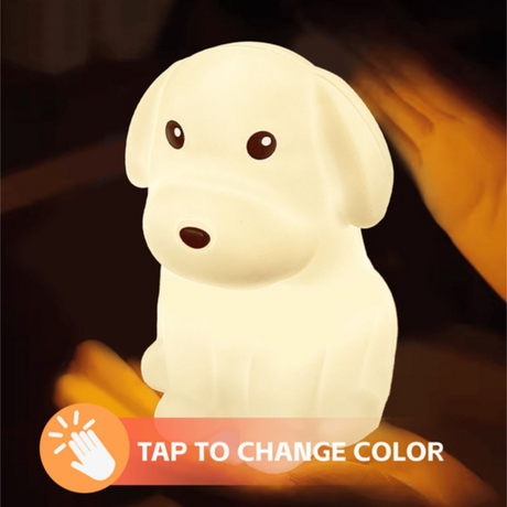 Brillar Squishy Dog Kids Night Light (Cute Squishy Colour Changing)