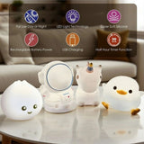 Cute Squishy Colour Changing Night Light for Kids - Dumpling
