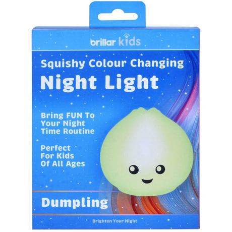 Cute Squishy Colour Changing Night Light for Kids - Dumpling