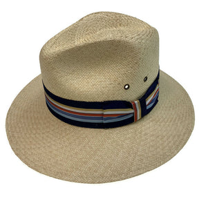 Small Straw Panama Hat - Hand Made in USA (Summer Golf/Beach Trilby)