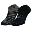 2pk BRBL Baloo Ankle Socks Low Cut MADE IN ITALY  - Dark Grey/Mid Grey - L