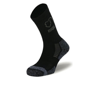 BRBL Bjorn Socks Cotton Blend Outdoor Hiking Trekking Adventure Mountain Comfort - Black - L