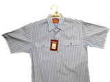 BISLEY SHORT SLEEVE SHIRT Everyday Casual Business Work Cotton Blend Check - BS2552_VPLB (PLB)