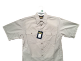 BISLEY SHORT SLEEVE SHIRT Everyday Casual Business Work Cotton Blend Check - BS2573_CAMO (AMO)