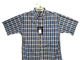 BISLEY SHORT SLEEVE SHIRT Everyday Casual Business Work Cotton Blend Check - BS2707_CLED (LED)