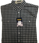 BISLEY SHORT SLEEVE SHIRT Everyday Casual Business Work Cotton Blend Check - BS2788_CRAI (RAI)