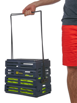 Tretorn 80 Tennis Ball Basket Picker Stand in Navy Blue