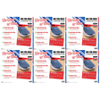 6x Brit Patch Trainer Armour Big Toe Shoe Hole Preventer Patches Bulk Pack - Black (Made in Britain)