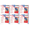 6x Brit Patch Trainer Armour Big Toe Shoe Hole Preventer Patches Bulk Pack - White (Made in Britain)