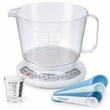 Baking Measure Kit - Propert 2.2kg Kitchen Scale with Jug, 4pc Measuring Spoons & Mini Measuring Glass