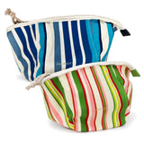 2x Giannotti Bronte Toiletry Bag Set - Blueberry & Watermelon