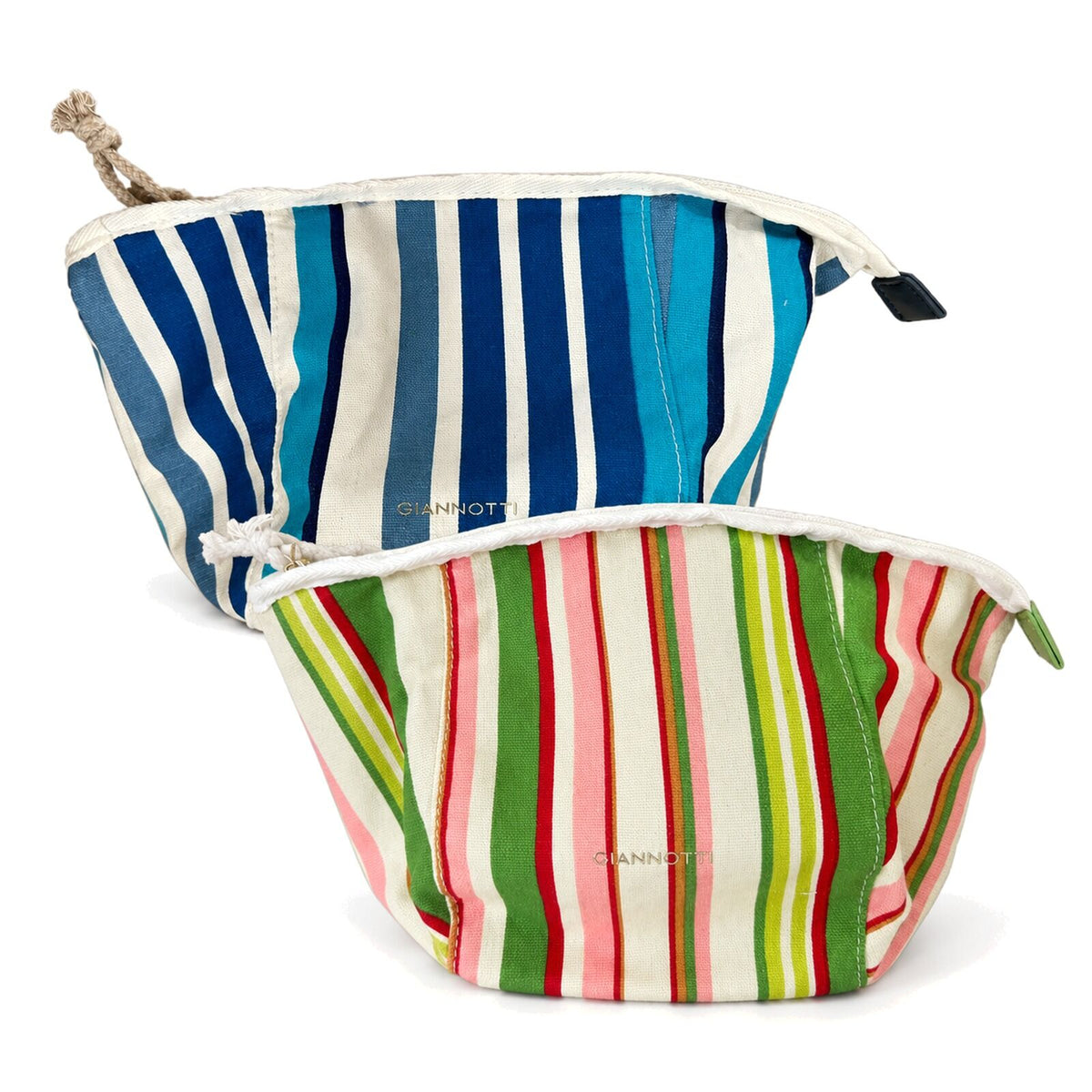 2x Giannotti Bronte Toiletry Bag Set - Blueberry & Watermelon