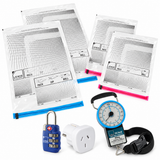 Lewis N. Clark Europe Travel Essentials Set - Compression Bags, TSA Lock, Luggage Scale & Adapter