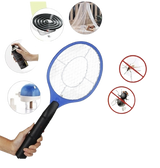 Fly-Free Outdoor Dining Kit - Bug Zapper Racket & 3 Pop Up Mesh Food Covers