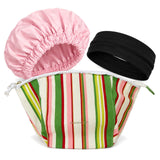 Womens Pamper Pack Gift Set - Giannotti Bronte Watermelon Toiletry Bag, Shower Cap & Spa Headband