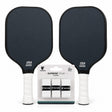 Pickleball Doubles Starter Kit - 2 Graphite Carbon Fibre Paddles & 3 Pack Tretorn Grips
