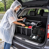 Car Boot Roadside Set - Jump Starter & Tyre Inflator + Boot Organiser + Rain Poncho