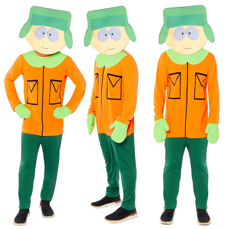 South Park Trio Group Costume Set - Kenny, Stan & Kyle (Officially Licensed)