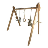 Bocchetta Aussie Animals Wooden Baby Play Gym (Nursery Tummy Time Activity Arch)