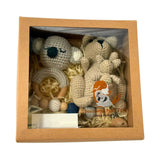Bocchetta Aussie Baby Shower Gift Box (Koala Teether, Knitted Kangaroo, Brush & Dummy Strap)