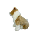Bocchetta Bailey 23cm Sitting Border Collie Puppy Plush Toy - Tan (Realistic Stuffed Animal Dog Gift)
