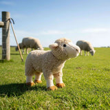 Bocchetta Barbarella 22cm Standing Sheep Plush Toy (Realistic Stuffed Animal Farm Gift)