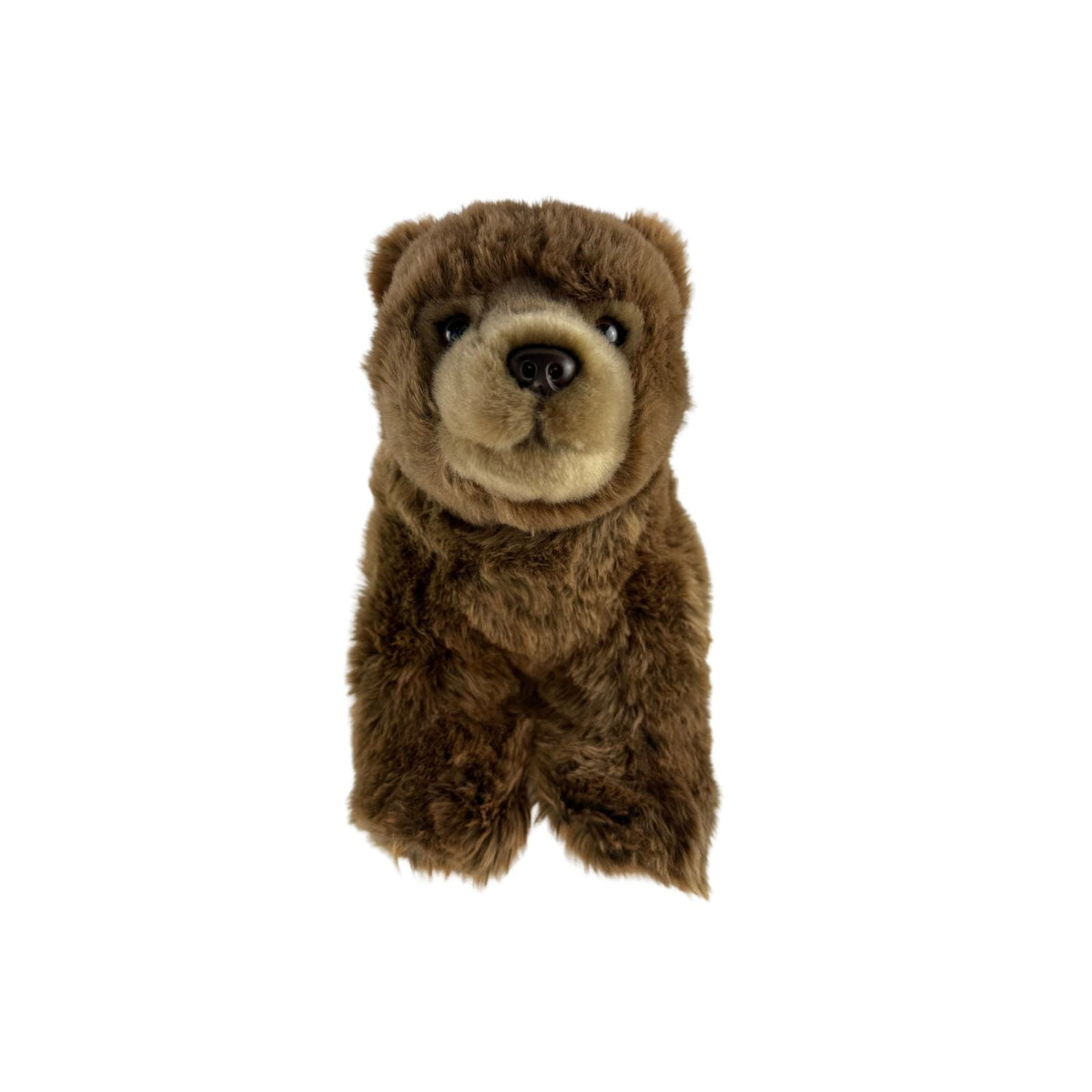 Bocchetta Barney 40cm Brown Bear Plush Toy (Realistic Stuffed Animal Wildlife Gift)