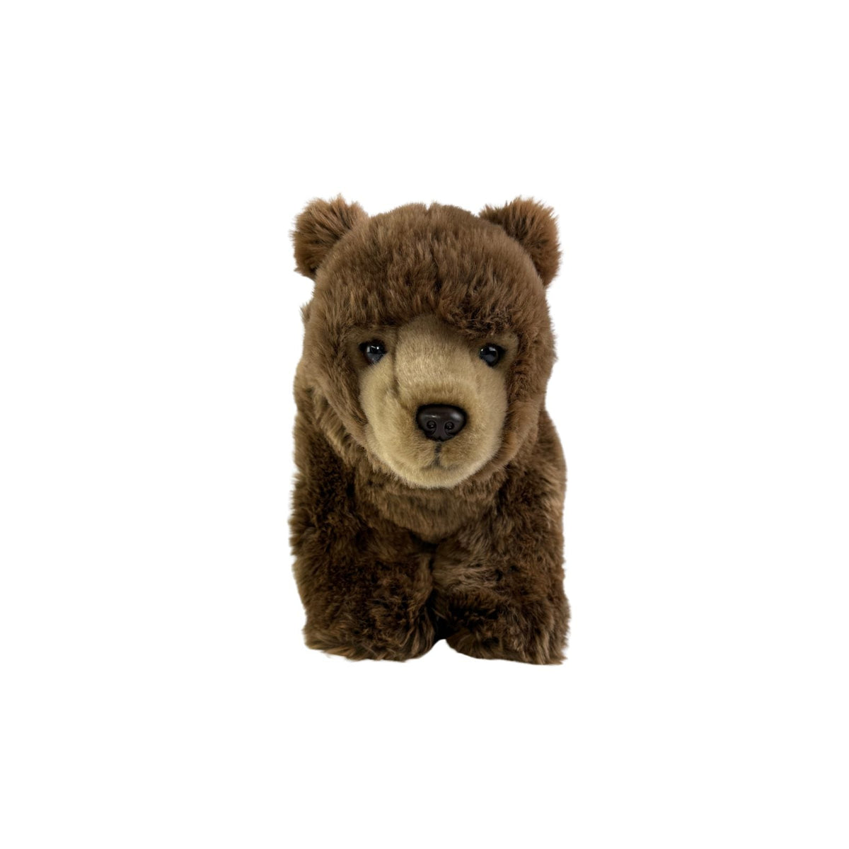 Bocchetta Barney 40cm Brown Bear Plush Toy (Realistic Stuffed Animal Wildlife Gift)