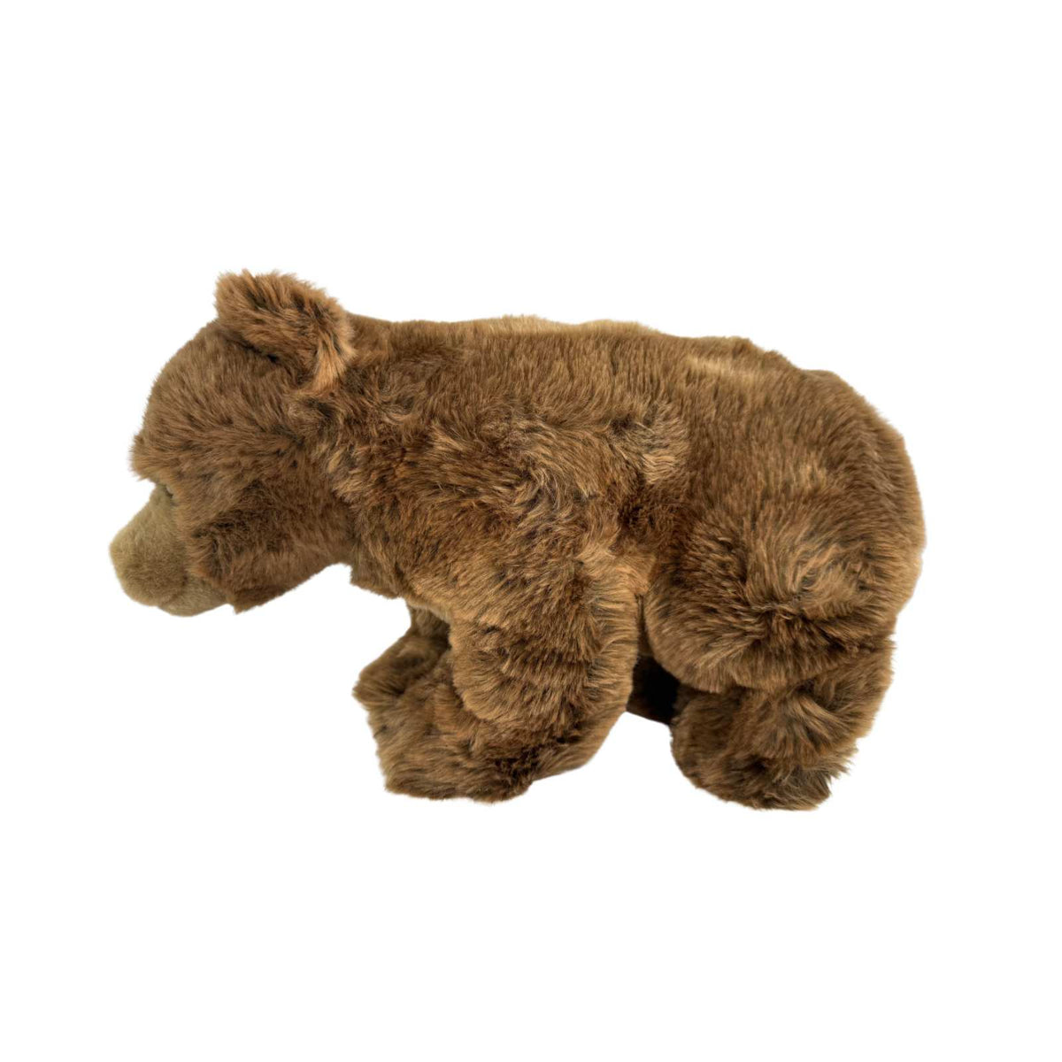 Bocchetta Barney 40cm Brown Bear Plush Toy (Realistic Stuffed Animal Wildlife Gift)