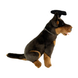Bocchetta Basil 28cm Graduation Kelpie Plush Toy - Red/Tan (Stuffed Animal Dog Grad Gift)