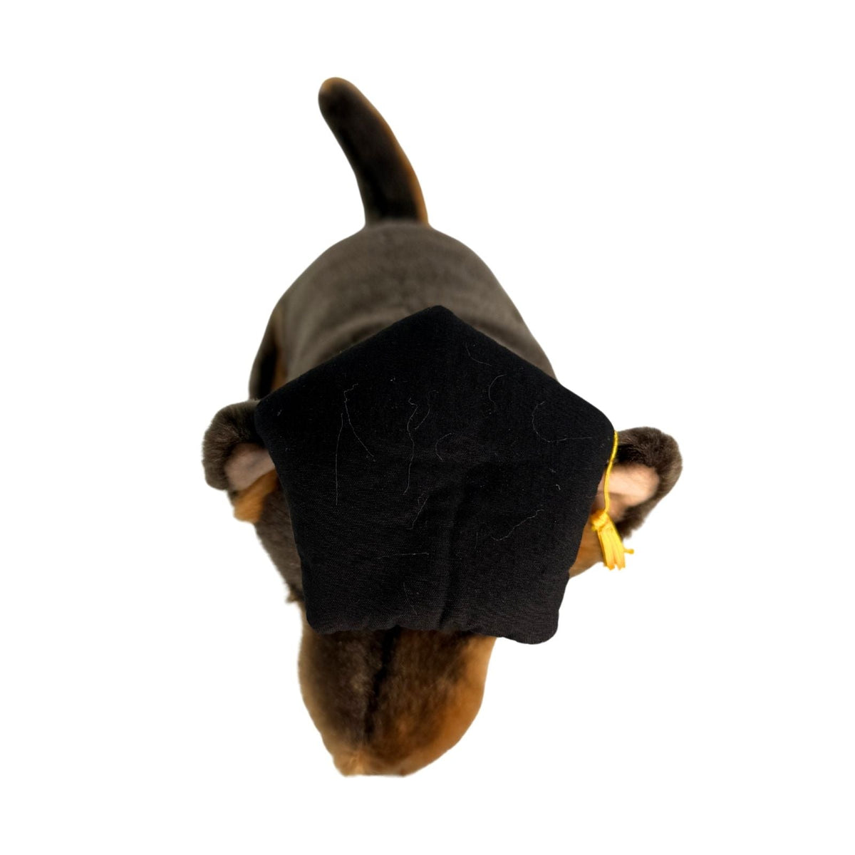 Bocchetta Basil 28cm Graduation Kelpie Plush Toy - Red/Tan (Stuffed Animal Dog Grad Gift)