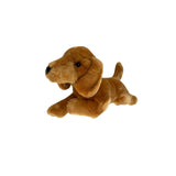 Bocchetta Bean 30cm Floppy Dachshund Puppy Plush Toy - Red (Realistic Stuffed Animal Dog Gift)