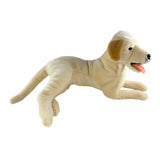Bocchetta Bella 62cm Lying Labrador with Satin Pocket Plush Toy (Realistic Stuffed Animal Dog Gift)