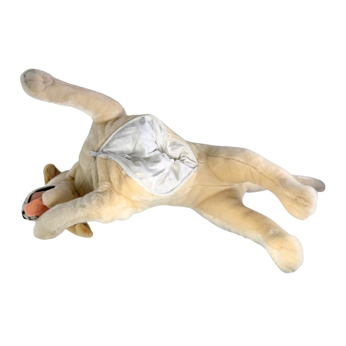 Bocchetta Bella 62cm Lying Labrador with Satin Pocket Plush Toy (Realistic Stuffed Animal Dog Gift)